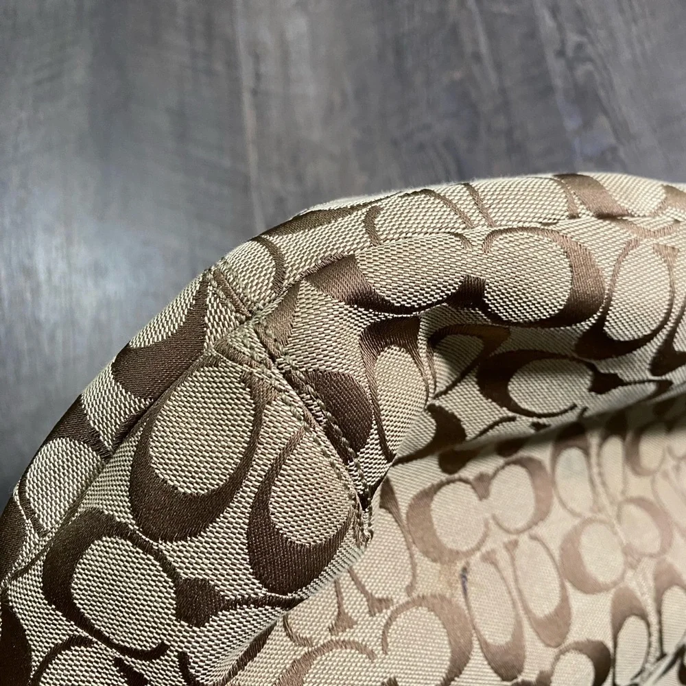 COACH Monogram Hobo Satchel Bag